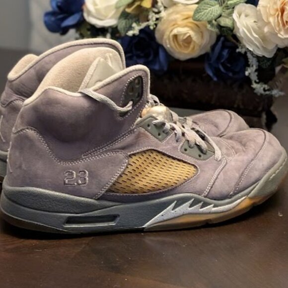 ⬇️PD⬇️S7 2010 JORDAN RETRO 5 Wolf Sneakers - Picture 11 of 11